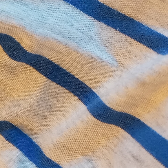 Soft Knit Gray with Blue Maxi Skirt Sz Large - Picture 3 of 7